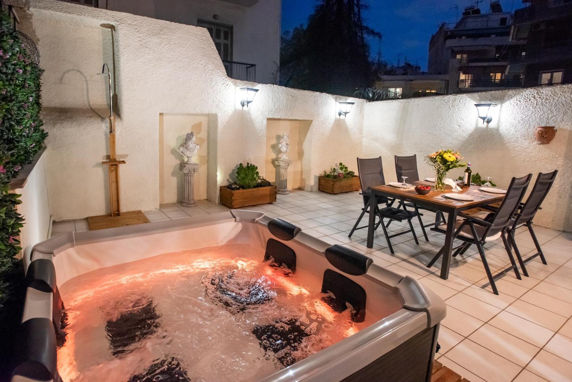 אתונה Kg Acropolis Escape Spa Apartment מראה חיצוני תמונה