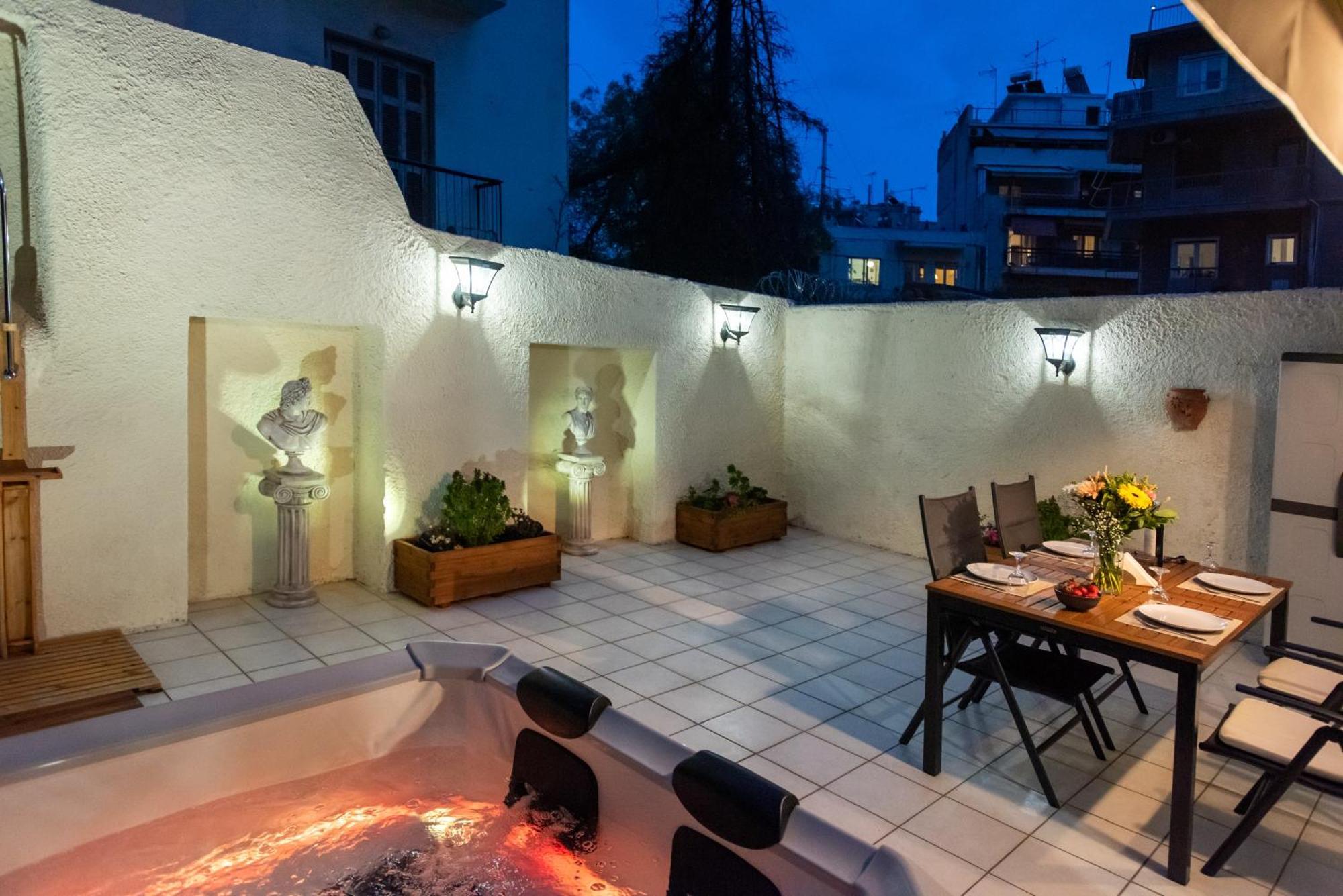 אתונה Kg Acropolis Escape Spa Apartment מראה חיצוני תמונה
